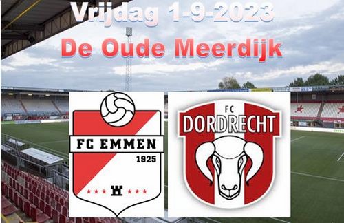 FC Dordrecht met drie punten vanuit FC Emmen naar huis